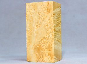 Stabilized Maple Burl Wood Mod Block